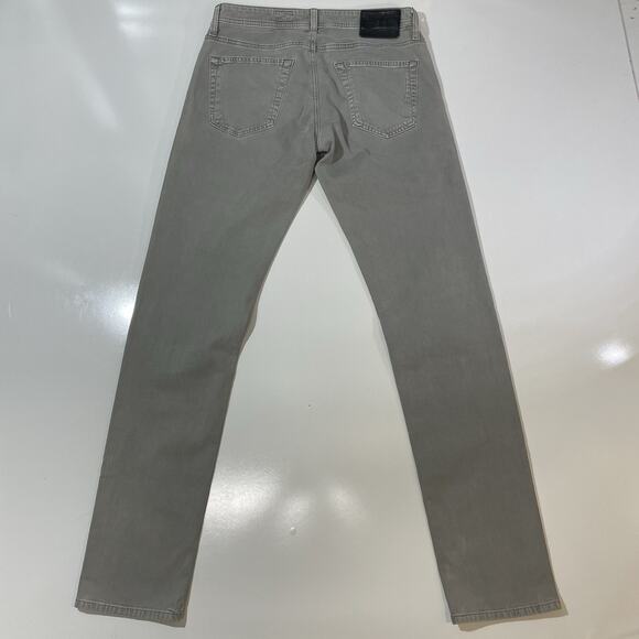 AG Adriano Goldschmied Men’s Pants Gray Jeans Relaxed Straight Leg 30x34 - Picture 7 of 8